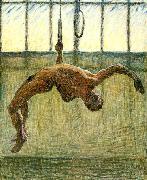Eugene Jansson ringgymnast painting